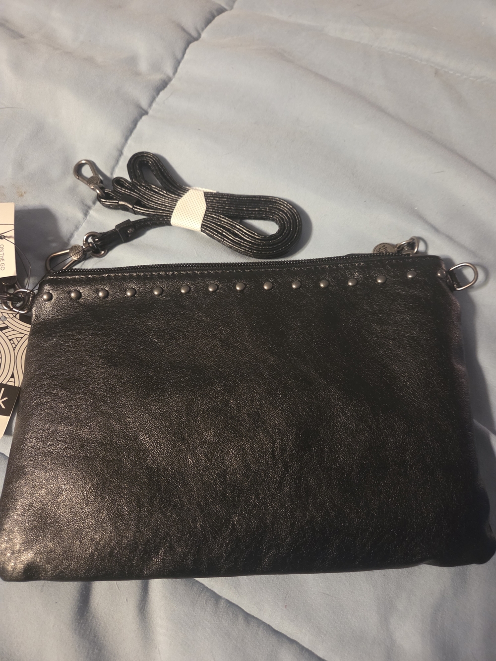 3 Piece Leather Crossbody, Wristlet, Card Holder Set from The Sak NEW wTags - Picture 4 of 8
